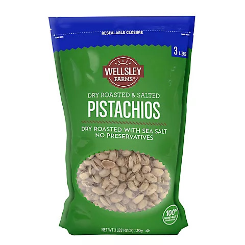 WESLEY PISTACHIOS SALTED  48OZ