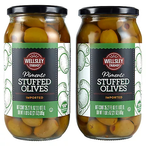 WESLEY FARMS STUFFED OLIVES  21OZ