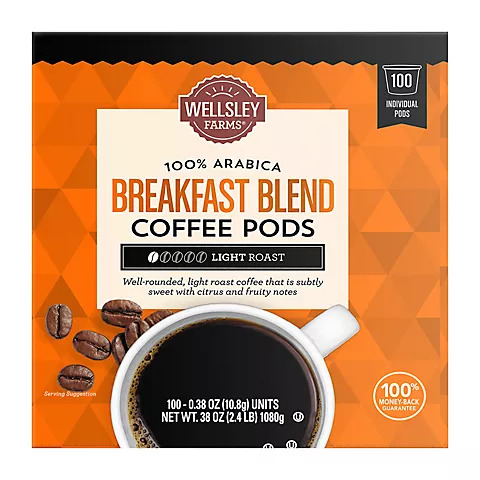 WESLEY COFFEE K-CUP  100CT BOX