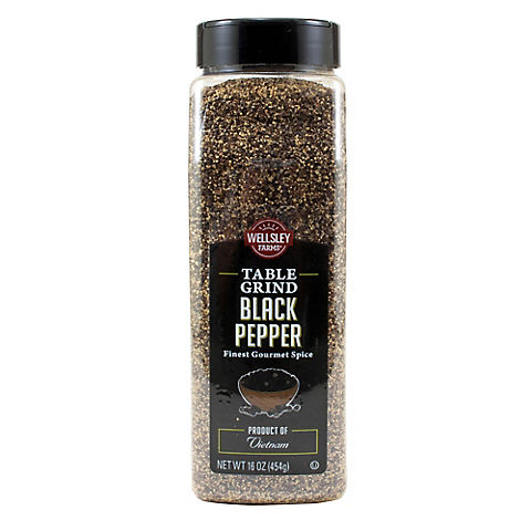 WESLEY FARMS BLACK PEPPER  16OZ