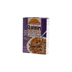 COUNTRY BARN RASIN BRAN FLAKES  8OZ