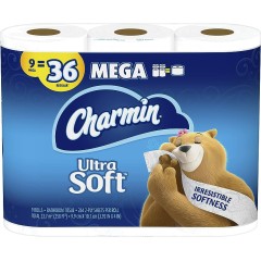 CHARMIN TOILET PAPER BLUE 9CT