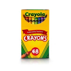 CRAYOLA CRAYONS REG 48CT