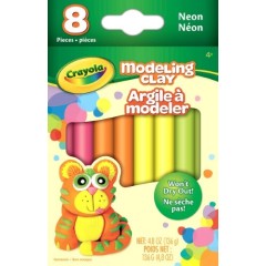 CRAYOLA CLAY MODELING NEON  3CT