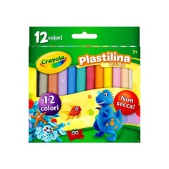CRAYOLA CLAY PLASTILINA 12CT