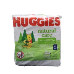 HUGGIES BABY WIPES NAT 168CT