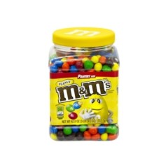 M&M CHOCOLATE PEANUT PNT JAR 62OZ 1PC