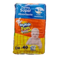 DRYKIDS DIAPERS SM 40CT