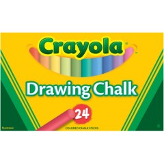CRAYOLA CHALK DRAWING MIX 24CT