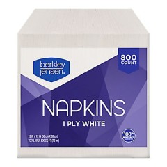 BERKLEY JENSONS PAPER NAPKIN  400 CT