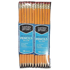 BERKLEY JENSONS PENCILS  12CT
