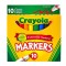CRAYOLA MARKERS BROAD 10CT